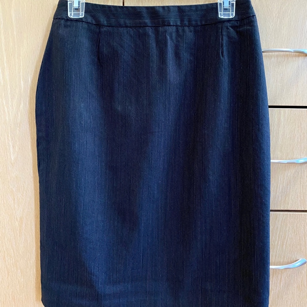 Hugo Boss Pencil Skirt with Pinstripes - Gray